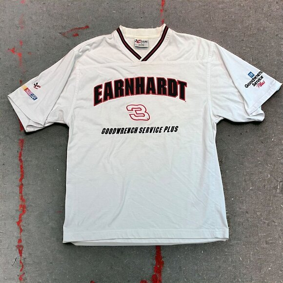 Vintage Dale Earnhardt Chase Authentics Goodwrench Service V Neck T Shirt Medium - Picture 1 of 6